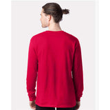 5286 Hanes Essential-T Long Sleeve T-Shirt Athletic Crimson