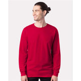 5286 Hanes Essential-T Long Sleeve T-Shirt Athletic Crimson