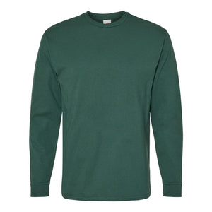 5286 Hanes Essential-T Long Sleeve T-Shirt Athletic Dark Green