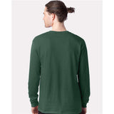 5286 Hanes Essential-T Long Sleeve T-Shirt Athletic Dark Green