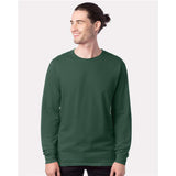 5286 Hanes Essential-T Long Sleeve T-Shirt Athletic Dark Green