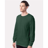 5286 Hanes Essential-T Long Sleeve T-Shirt Athletic Dark Green