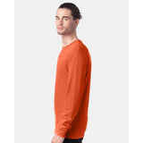 5286 Hanes Essential-T Long Sleeve T-Shirt Texas Orange