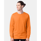 5286 Hanes Essential-T Long Sleeve T-Shirt Tennessee Orange