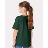 5480 Hanes Essential-T Youth T-Shirt Athletic Dark Green