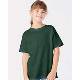 5480 Hanes Essential-T Youth T-Shirt Athletic Dark Green