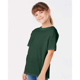 5480 Hanes Essential-T Youth T-Shirt Athletic Dark Green