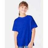 5480 Hanes Essential-T Youth T-Shirt Athletic Royal