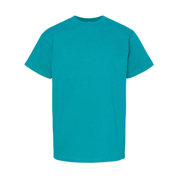 5480 Hanes Essential-T Youth T-Shirt Athletic Teal