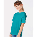 5480 Hanes Essential-T Youth T-Shirt Athletic Teal