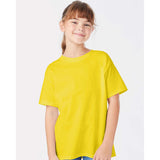 5480 Hanes Essential-T Youth T-Shirt Athletic Yellow