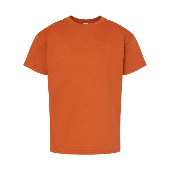 5480 Hanes Essential-T Youth T-Shirt Texas Orange