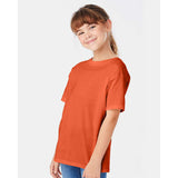 5480 Hanes Essential-T Youth T-Shirt Texas Orange