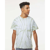 200CY Dyenomite Cyclone Pinwheel Tie-Dyed T-Shirt Olive Oil