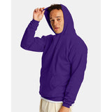 P170 Hanes Ecosmart® Hooded Sweatshirt Athletic Purple