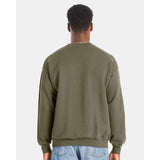 RS160 Hanes Perfect Fleece Crewneck Sweatshirt Fatigue Green