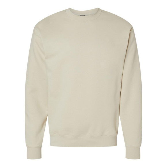 RS160 Hanes Perfect Fleece Crewneck Sweatshirt Sand