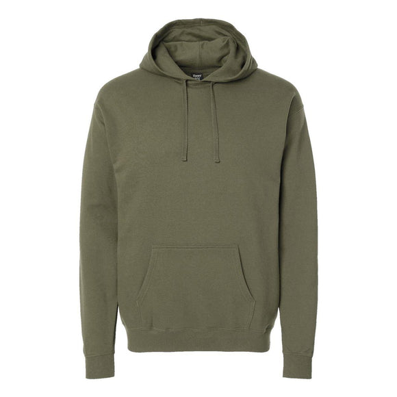 RS170 Hanes Perfect Fleece Hooded Sweatshirt Fatigue Green