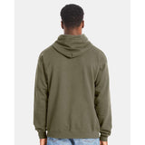 RS170 Hanes Perfect Fleece Hooded Sweatshirt Fatigue Green