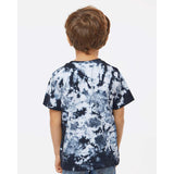 330CR Dyenomite Toddler Crystal Tie-Dyed T-Shirt Black Crystal