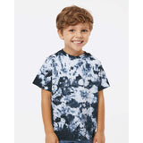 330CR Dyenomite Toddler Crystal Tie-Dyed T-Shirt Black Crystal