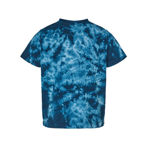 330CR Dyenomite Toddler Crystal Tie-Dyed T-Shirt Navy