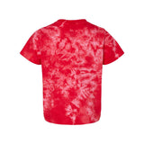 330CR Dyenomite Toddler Crystal Tie-Dyed T-Shirt Red