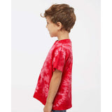 330CR Dyenomite Toddler Crystal Tie-Dyed T-Shirt Red