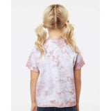 330CR Dyenomite Toddler Crystal Tie-Dyed T-Shirt Rose Crystal