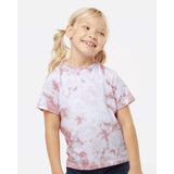 330CR Dyenomite Toddler Crystal Tie-Dyed T-Shirt Rose Crystal