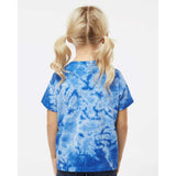 330CR Dyenomite Toddler Crystal Tie-Dyed T-Shirt Royal