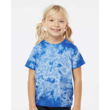 330CR Dyenomite Toddler Crystal Tie-Dyed T-Shirt Royal