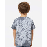 330CR Dyenomite Toddler Crystal Tie-Dyed T-Shirt Silver