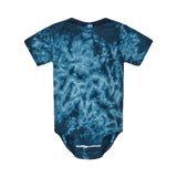 340CR Dyenomite Infant Crystal Tie-Dyed Onesie Navy