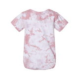 340CR Dyenomite Infant Crystal Tie-Dyed Onesie Rose Crystal