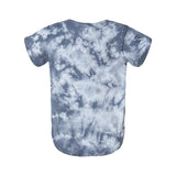 340CR Dyenomite Infant Crystal Tie-Dyed Onesie Silver