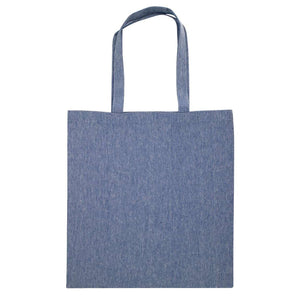 8860R Liberty Bags Nicole Recycled Tote Heather Medium Blue