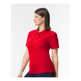 64800L Gildan Softstyle® Women's Pique Polo Cherry Red