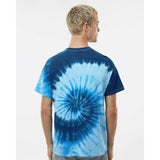 1000 Colortone Multi-Color Tie-Dyed T-Shirt Blue Ocean