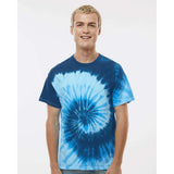 1000 Colortone Multi-Color Tie-Dyed T-Shirt Blue Ocean