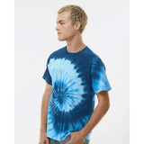 1000 Colortone Multi-Color Tie-Dyed T-Shirt Blue Ocean