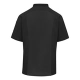 052M Chef Designs Airflow Raglan Chef Coat Black/ Black Mesh