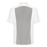 052M Chef Designs Airflow Raglan Chef Coat White/ Grey Mesh