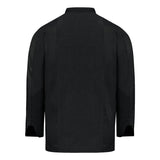 054M Chef Designs Deluxe Airflow Chef Coat Black