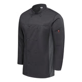 054M Chef Designs Deluxe Airflow Chef Coat Charcoal