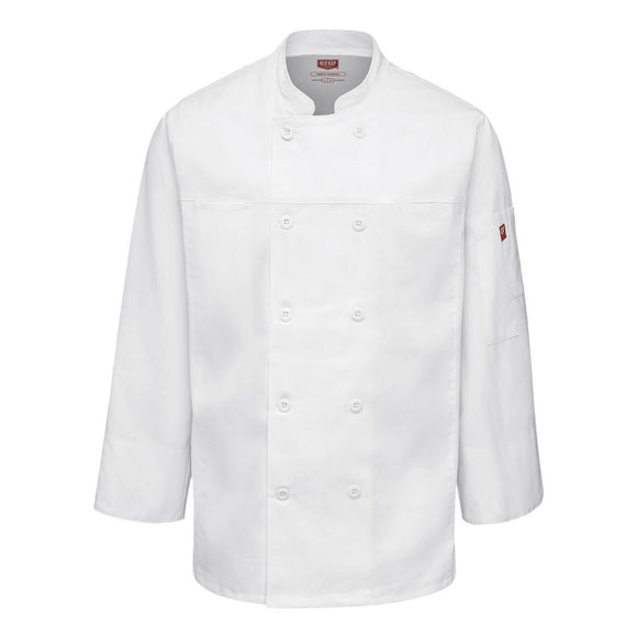 054M Chef Designs Deluxe Airflow Chef Coat White