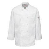 054M Chef Designs Deluxe Airflow Chef Coat White