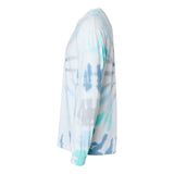 2000 Colortone Tie-Dyed Long Sleeve T-Shirt Glacier