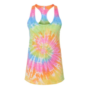 3400 Colortone Tie-Dyed Racerback Tank Top Eternity