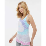 3400 Colortone Tie-Dyed Racerback Tank Top Unicorn